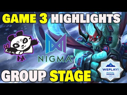 FIGHTING PANDAS VS NIGMA GAME 3 WePlay! Bukovel Minor 2020