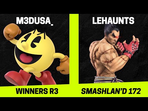 SmashLAN'd 172 Winners R3 - M3DUSA_ vs Lehaunts - SSBU Smash Ultimate Tournament