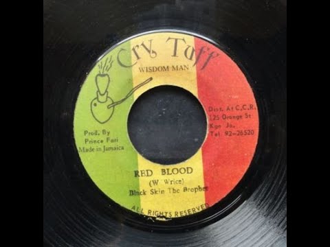 7''Black Skin The Prophet -  Red Blood & Version