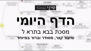 דף יומי מסכת בבא בתרא דף ל - שיעור קצר וברור במיוחד בליווי תרשים (שיעורי הדף היומי בקצרה מאת הרב אורי בריליאנט) - התמונה מוצגת ישירות מתוך אתר האינטרנט יוטיוב. זכויות היוצרים בתמונה שייכות ליוצרה. קישור קרדיט למקור התוכן נמצא בתוך דף הסרטון