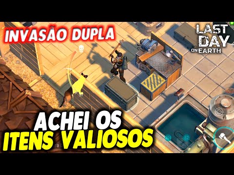 O INESPERADO ACONTECEU MAS ACHEI OS ITENS VALIOSOS NA INVASÃO DUPLA - Last Day On Earth