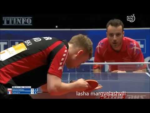 Marek Badowski vs Simon Gauzy (WTTTC 2018)