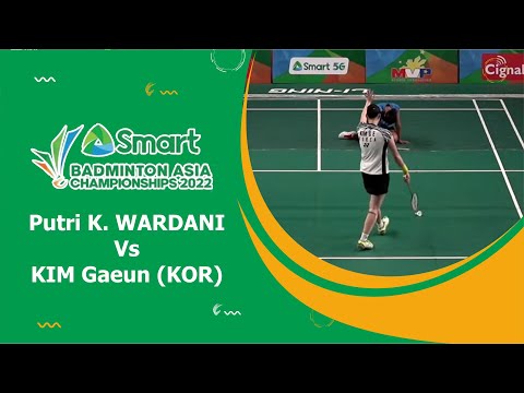 Putri Kusuma WARDANI Vs KIM Gaeun #Indonesia #BadmintonAsia #BadmintonAsiaChampionships2022