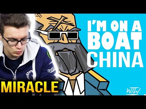 Miracle- Kunkka VS Chinese Players - Too Hard Server Dota 2