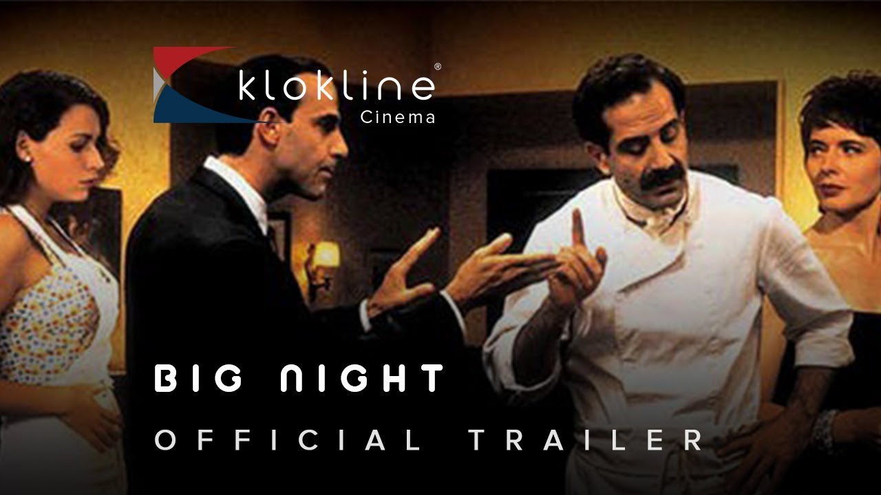 5 فیلم فعلی مانند "nonnas" برای انتشار 1996 Big Night Trailer 1 Samuel Goldwyn Films - YouTube