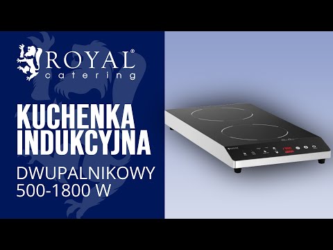 Video - Kuchenka indukcyjna - Ø26 cm - 1800 W - dwupalnikowa