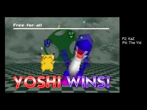 KaZ (Pikachu) vs The Yid (Yoshi)