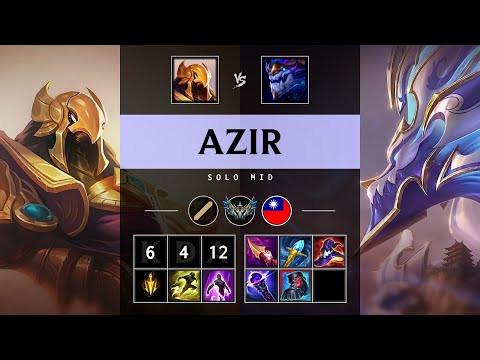 Azir Mid vs Aurelion Sol - TW Challenger Patch 25.10