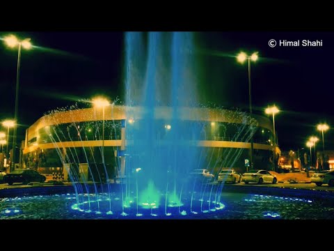 Wow very nice water fountain is in al qassim unaizah k.s.a