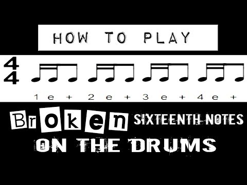 How to Play Sixteenth Note Patterns (The Easy Way) - Drum Lesson