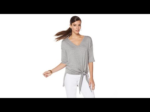 NENE by NeNe Leakes TieFront Top