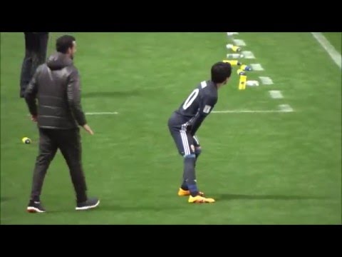 20160324　日本代表 vs アフガニスタン代表　香川真司登場。
