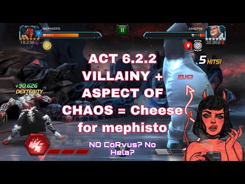 6* Rank 3 Mephisto Cheesing Act 6.2.2 Villainy and Aspect of chaos Nodes - Marvel champions