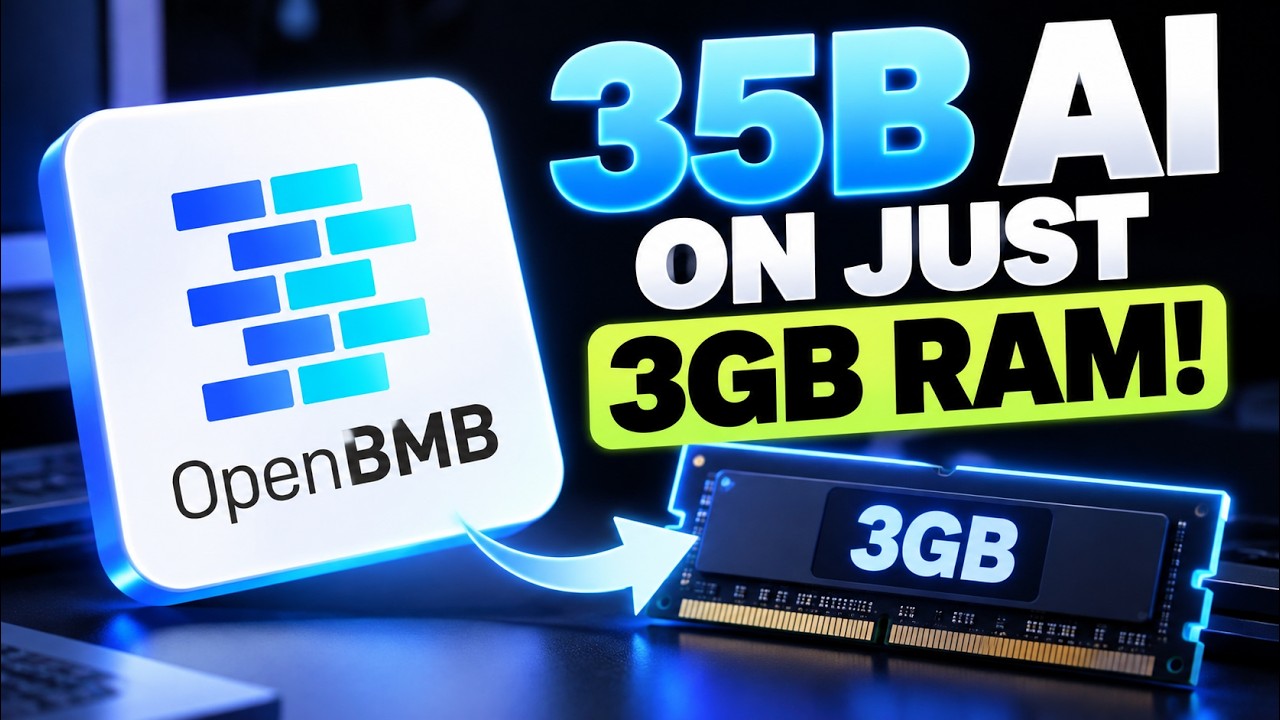 This NEW 35B AI Model Runs on Just 3GB of Memory!