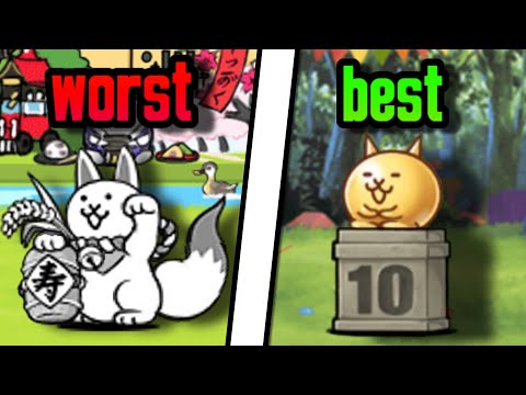 Ranking ALL special event gacha units from WORST to BEST in the battle cats | early morning humor