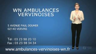 preview picture of video 'WN AMBULANCES VERVINOISES : Ambulance et Taxi sur Vervins dans l'Aisne (02)'