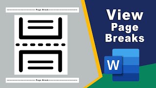 how to show page breaks in Microsoft word document