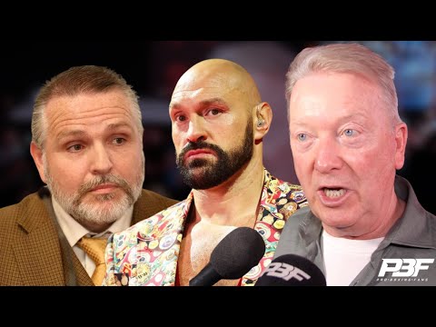 FRANK WARREN REACTS TO PETER FURY CRITICISM OF TYSON FURY TRAINING SET UP, TALKS USYK REMATCH