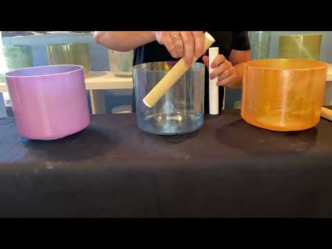 Crystal Tones Alchemy Singing Bowls in C