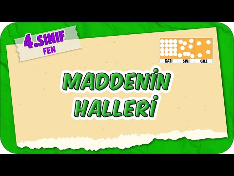 Maddenin Halleri 📗 4.Sınıf Fen #2025