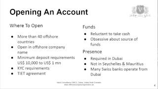 Offshore Bank Account | Be Careful Where You Open It
