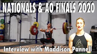 WHAT MOTIVATES MADDISON PANNELL AO NATIONALS 2020 | CAL STRENGTH