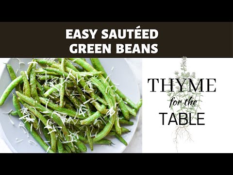 EASY Seasoning for Sautéed Green Beans | How to Cook Fresh Green Beans