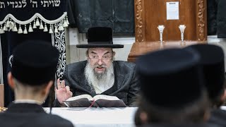 האדמו''ר מלעלוב בביקור בישיבת לעלוב בצפת |  Lelov Rebbe visiting the Lelov Yeshiva