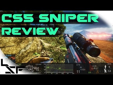 BF4 CS5 Weapon Review | Battlefield 4 Sniper Gun Guide (Sniping Gameplay PC)