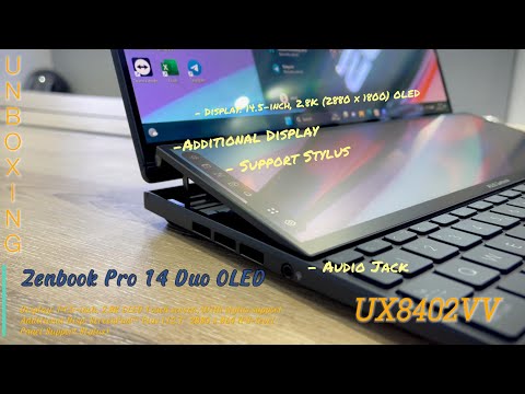 Unboxing ZenBook Pro 14 Duo OLED 2023, (UX8402VV), RTX&trade; 4060-8GB GDDR6 #zenbookpro14duooled #UX8402