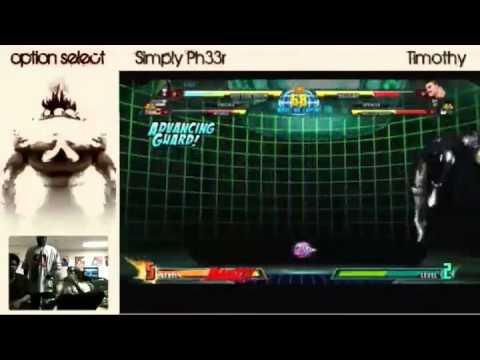 2-14-2011 Simply Ph33r (Wesker/Doom/Phoenix) vs Timothy (Spencer/Haggar/Doom) - MvC3