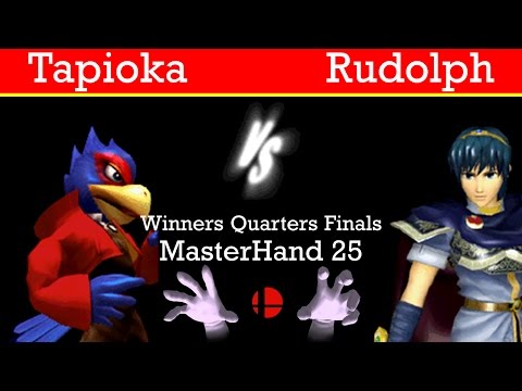 MasterHand 25 WQF - Tapioka(Falco) vs. Rudolph(Marth)
