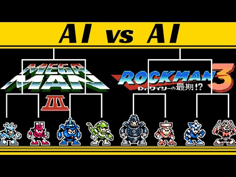 Mega man 3 Bosses No.1 Tournament | CPU Battle
