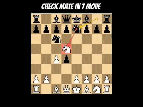 check mate in 7 move 02 || #chess #gaming #shorts