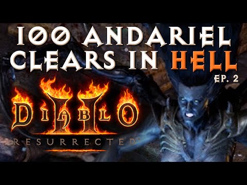 What is Happening!?  (550% MF) 100 Andariel Runs in Diablo 2 Resurrected