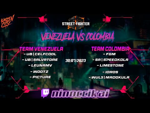 VENEZUELA🇻🇪  Vs COLOMBIA🇨🇴  | Street Fighter 6 | Reto Kaizen City