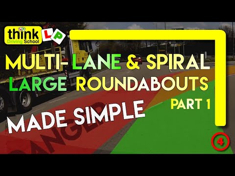 Part of a video titled How to deal with Spiral & Multi-lane Roundabouts Part 1 - YouTube