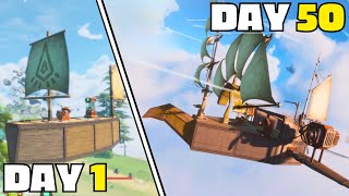 I Spent 50 Days in Lost Skies Building an Epic Skyship!