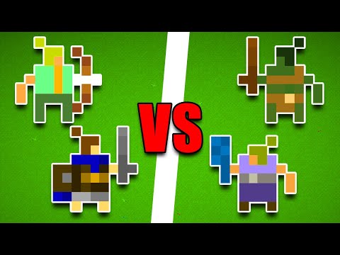 Humans & Elves VS Orcs & Dwarves! - Worldbox