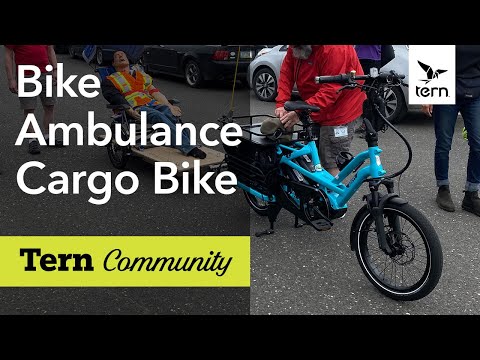 Bike Ambulance Concept: Can electric cargo bikes help disaster response teams?