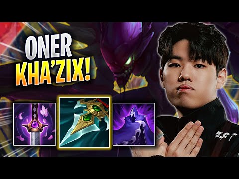ONER CRAZY GAME WITH KHA'ZIX! - T1 Oner Plays Kha'zix JUNGLE vs Vi! | Season 2023