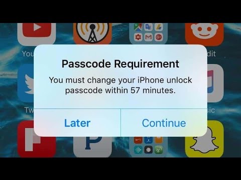 Get Rid of iPhone Passcode Requirement Message