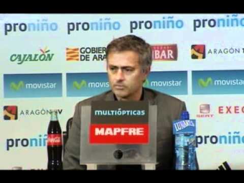 Rueda de prensa Jose Mourinho después del Zaragoza 1 Real Madrid 3