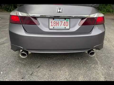 2015 Honda Accord AFE power TAKEDA Exhaust Cold Start