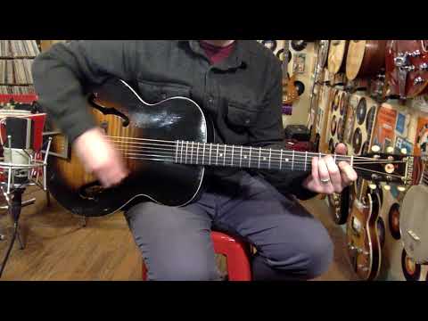 Harmony Monterey H950 USA Vintage Late 1940s/Early 1950s Acoustic Blues/Jazz Maple/Birch Archtop Guitar, Completed Professional Restoration/Partial Rebuild. image 13