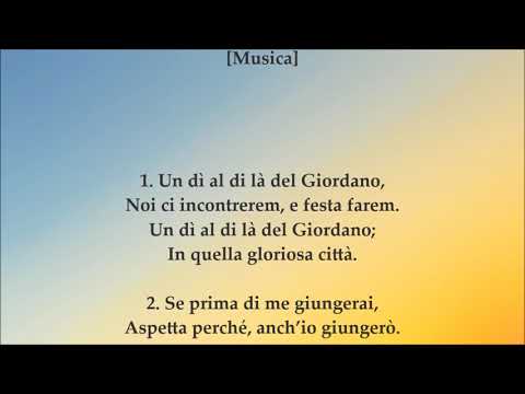 Cantico: "Al di là del Giordano" (musica + testo)