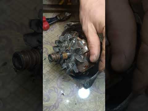 How to replace car alternator slip ring!!