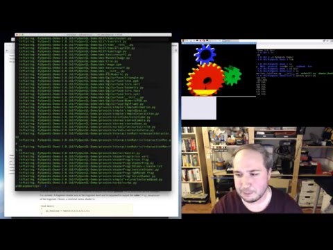 Raspberry Pi & Python OpenGL Fun with Tony D! @adafruit #LIVE
