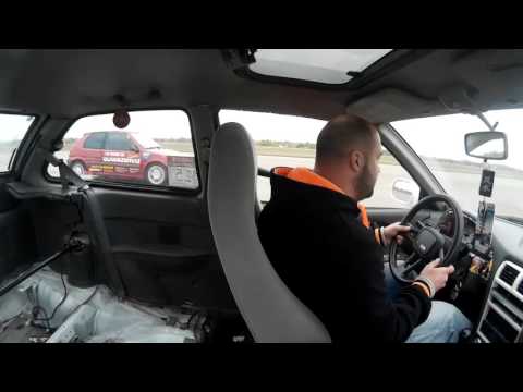 Suzuki Swift 1.3 gti vs. Peugeout 106 1.5 ???? Drag Race 1/4m (402m)