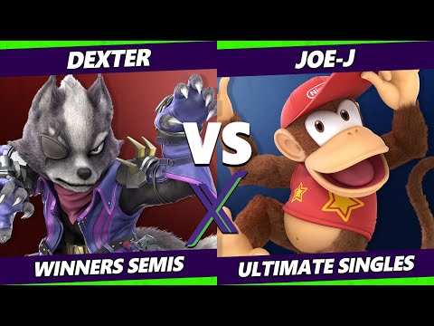 S@X 458 Winners Semis - Dexter (Wolf) Vs. Joe-J (Diddy Kong) Smash Ultimate - SSBU